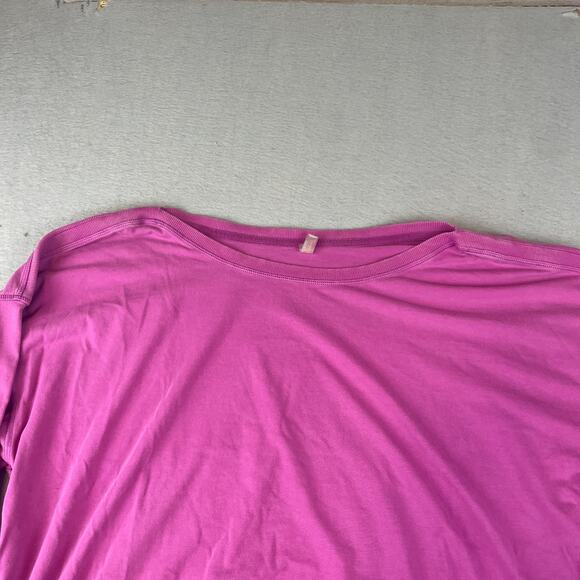 Free People Movement Magenta Disco Womens Sz S Shirt Long Sleeve - Picture 6 of 12